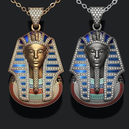 Colar com pingente Faraó Egito antigo