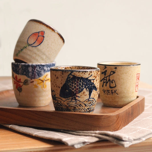 Copo de cerâmica para saquê Japão feudal
